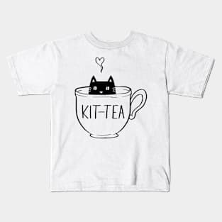 Kit Tea Cat Kids T-Shirt